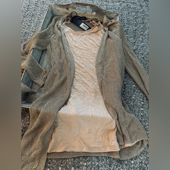 Lioness Take Me to Rio mini dress, long-sleeve, gold, size 2/XS - Picture 3 of 5